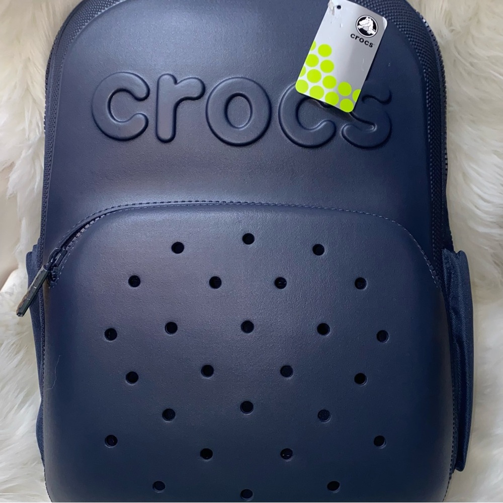Crocs navy blue classic backpack New
